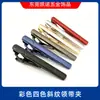 Clip para Corbata de Todas las Estaciones Set de Accesorios Yiwu Metal Negro Simple Plata Colorido Accesorios para Corbata de Hombres y Mujeres Clip