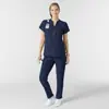 Popular na Europa e América: Roupa de trabalho médica de manga curta, uniformes cirúrgicos, uniformes de médico, uniformes cirúrgicos de sala de cirurgia, uniformes de enfermeiro, elástico e confortável