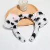 Linda Nueva Diadema de Dibujos Animados para Mujer, Diadema de Felpa para Lavarse la Cara y Aplicarse Mascarilla Facial, Accesorio para el Cabello Antideslizante