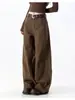 Jeans Casuales Europeos y Americanos de Amazon para Mujer Otoño 2026 Nuevos Pantalones de Trabajo Rectos Sueltos Adelgazantes de Pierna Ancha