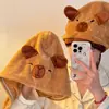 Gorro Secador de Pelo de Capibara Lindo para Mujer, Súper Absorbente, Secado Rápido, Bolsa de Champú para Estudiantes y Niños, Turbante, Gorro de Ducha, Terciopelo de Coral Engrosado