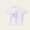 Camiseta de manga corta para niñas, ropa de verano para niños, camiseta nueva de algodón holgada con dibujos animados para niños, ropa de verano para niños