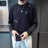 Suéter de Nuevo Diseño Otoño e Invierno 2025 Suéter Bordado de Alta Calidad Marca de Moda para Hombre Camiseta Interior de Punto