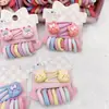 Gomas para el pelo de niños coreanos, diademas para niñas, suaves con el cabello, perfectas para el cabello de bebé, gomas elásticas, a las pequeñas princesas les encantan las gomas para el pelo y los accesorios para el pelo