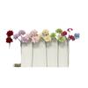 Flor artificial de cabeza grande, peonía, tela de seda, decoración para bodas, salón de bodas, flor de seda, hibisco de 7 colores