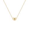 Collar de frijol enamorado de estilo frío para mujer, ligero, de lujo, de alta gama, con diseño simple, a la moda, con cadena de clavícula que combina con todo.
