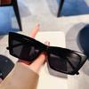 Gafas de sol de estilo europeo y americano con montura pequeña y diseño de ojo de gato, modernas y avanzadas para hombre, gafas de sol de estilo cibernético para celebridades, gafas retro personalizadas con diseño transfronterizo para mujer.