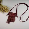2024 venta al por mayor sensación de alta gama pequeño aroma borla funda para teléfono móvil tarjetero tarjetero bandolera diagonal traje funda protectora