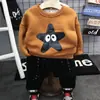 Camisa de cuello alto gruesa con felpa para niños, nueva de invierno 2018 A960015 A937069