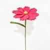 Nuevo ramo artificial tejido a mano con flores a cuadros, regalo decorativo único que combina con todo, regalo navideño para novia
