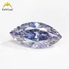 Moissanita de Colores con Forma Especial Marquise Moissanita Multicolor Piedra Suelta 1-3 Quilates Vvs Prueba de Pluma Incrustación Fabricante Stock Disponible