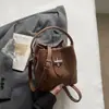 Moda Primaveral 2026 Bolso Elegante Bolso Cubo Bolso Cesta Bolso de Mano Sencillo Bolso Bandolera