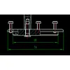 Braçadeira para viscosímetro Hevner, braçadeira para viscosímetro Ubbelohde, braçadeira para viscosímetro de fluxo reverso, tampa para braçadeira de viscosímetro, viscosímetro