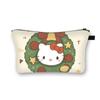 Nueva Bolsa de Cosméticos Navideña Sanrio Kolomi Merlot Moda Estudiante Linda Bolsa de Almacenamiento de Dibujos Animados