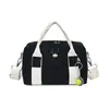 Bolso de mano transfronterizo, bolso ligero de color bloqueado versátil casual para el día a día, bolso de viaje para mujer, bandolera al por mayor impermeable