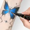 Caneta Tatuagem Temporária Spot Removível Tatuagem Caneta Marcadora para Corpo Caneta Marcadora de Tatuagem Temporária para Pele para Eventos de Festival