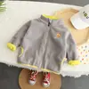 Chaqueta Polar de Felpa para Niños Estilo Coreano Nuevo Estilo Niños y Niñas Primavera y Otoño Felpa Estilo Bebé Prendas Superiores Ropa de Otoño para Niños Tendencia