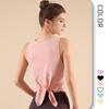 Blusa Esportiva de Verão em Rede de Flores para Corrida Solta de Secagem Rápida Respirável Roupa Fitness Emagrecedora Camiseta de Manga Curta para Dança Roupa de Yoga