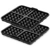 Tapete Pequeno Quadrado para Assar Waffle Molde de Silicone para Assar Revestimento Antiaderente Silicone Reutilizável