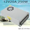 Fuente de alimentación conmutada de 220 a 24v12v5v CC 2a3a5a10a20 amperios luz indicadora transformador volt alta potencia