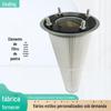 Elemento de filtro de poeira industrial da remoção de poeira da remoção de poeira da máquina de jateamento industrial do elemento de filtro da remoção de poeira da seis-orelha do elemento de filtro da remoção de poeira da máquina de jateamento