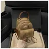 2025 Nueva Tendencia de Otoño Moda de Viaje Simple y Elegante Cadena Hombro Único Doble Hombro Mini Mochila Bolso de Mujer