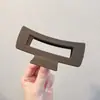 Pinza Pinza de Agarre Marrón Maillard Tamaño Alto para el Cabello Multitamaño Pinza Moda Corea del Sur Simple Pinza de Tiburón Cabello de Mujer