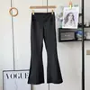 Pantalones deportivos de fitness para baile con tiro alto, levanta glúteos, microacampanados, adelgazantes, pantalones de yoga para mujer, verano 13063