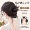 Peruca de Coque Baixo com Presilha de Garra, Acessório de Cabelo Estilo Preguiçoso, Coque de Peruca Naturalmente Fofo na Parte de Trás da Cabeça