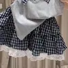 Conjunto de Verano para Niña Estilo Nuevo 2026 Vestido de Verano para Bebé con Lazo Elegante Chaleco Infantil y Falda Floral Conjunto de Dos Piezas