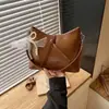 Bolso de axila informal y perezoso transfronterizo para mujer, nueva versión coreana 2026, bolso de hombro cruzado de gran capacidad, moderno y elegante