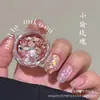 Arte de Uñas Purpurina Lentejuela Ladrón Serie Rosa Nuevo Color Decoración Explosiva para Uñas Popular en Internet Estilo Casual
