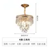 Candelabro Pequeño de Cristal Estilo Americano, Luz para Pasillo, Luz para Corredor, Luz para Entrada, Luz para Vestidor, Lámpara de Techo de Cristal Estilo Europeo, Luz Decorativa, Lujo Ligero