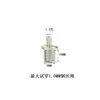Ajustador de línea de bloqueo de cobre Abrazadera de cable de acero Nylon ajustador de línea de bloqueo de cuerda Colgante decorativo Conector Percha de cable de acero