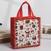 Sacolas de Presente Pintadas de Natal Transfronteiriças, Sacolas de Presente de Aniversário Transfronteiriças, Sacolas de Presente de Natal Laminadas Tridimensionais Atacado
