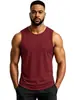 Camiseta sem mangas transfronteiriça da Amazon para homens, colete solto respirável para treinamento ao ar livre e fitness, colete solto sem mangas