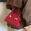 Bolso de mano rojo para mujer 2026 nuevo bolso de otoño para bodas, elegante bolso de hombro cruzado para novia y dama de honor