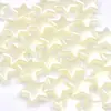 8/10/12mm pentagrama ABS imitação pérola perfurada contas soltas adorno de cabeça acessórios de cabelo contas soltas diy material de contas feito à mão