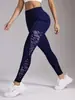 Pantalones Deportivos Nuevos, Leggings Levanta Glúteos y Moldea Vientre, Pantalones de Yoga con Malla Empalmada, Leggings con Bolsillo, Pantalones para Mujer