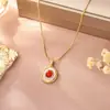 Collar Retro de Nácar Blanco Natural para Mujer, Gama Alta, Lujo Accesible y Elegante, Estilo Mid-Century Cadena para Clavícula Microincrustada con Circonita Piedra Natural