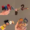 Estilo Novo de Verão Plissado Fashionável High-End Presilha de Laço Grampo de Cabelo Doce Presilha de Tubarão Acessórios de Cabelo na Parte de Trás da Cabeça Promoção Especial
