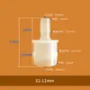 Adaptador de Torre Resistente a Altas Temperaturas Interface de Conversão de Tamanho Pequeno Conexões para Tubos de Água e Gás Tubo Flexível de Plástico Conector Reto Redutor de PP