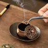 Item Popular: Ano após Ano, Incensário de Excedente, Porta Incenso, Porta Copo de Chá, Bandeja de Chá de Liga, Almofada Isolante Térmica Doméstica Anti-Escaldante, Porta-Copos, Cerimônia do Chá