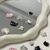 Série Liga Hello Kitty Gotejamento de Óleo Acessórios DIY Feitos à Mão Patch para Capa de Celular Acessórios para Cabelo Gato KT de Liga Presilha de Cabelo