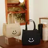 Bolsa de Lona Estilo Japonés de Kt Cat para Mujer, Bolsa Tote Versátil de Dibujos Animados de Gran Capacidad de Moda, Bolso de Mano para Exteriores