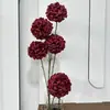 Vale Huaxi 2026 Novos Produtos Série Vermelha Novidades Série de Alta Qualidade Cerimônia de Casamento Flor Artificial para Casamento Atacado