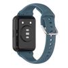 Correa de silicona compatible con Huawei Watch Fit2, correa de repuesto para cintura pequeña para hombre, correa de metal con cabeza de grano.