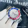 Reloj Laojia Gmt Greenwich Anillo de Coca Completamente Automático Mecánico Dos Zonas Horarias Luminoso Aaa Alta Calidad