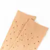 Nuevas Medias de Terciopelo Rectas Engrosadas de Puntos para Primavera, Absorbentes de Sudor, Transpirables, Sexy, Venta al por Mayor en Puestos Callejeros