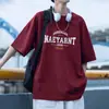 Camiseta Retro Americana de Manga Corta para Hombre Verano 2026 Nuevo Estilo Fresca Moderna Marca Versátil Holgada Camiseta de Media Manga Tendencia de Moda para Hombre